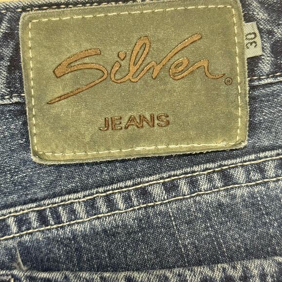 Vintage 90s Silver Jeans Co Mid Rise Flare Button Fly Denim Women’s 30x32 - Picture 8 of 10